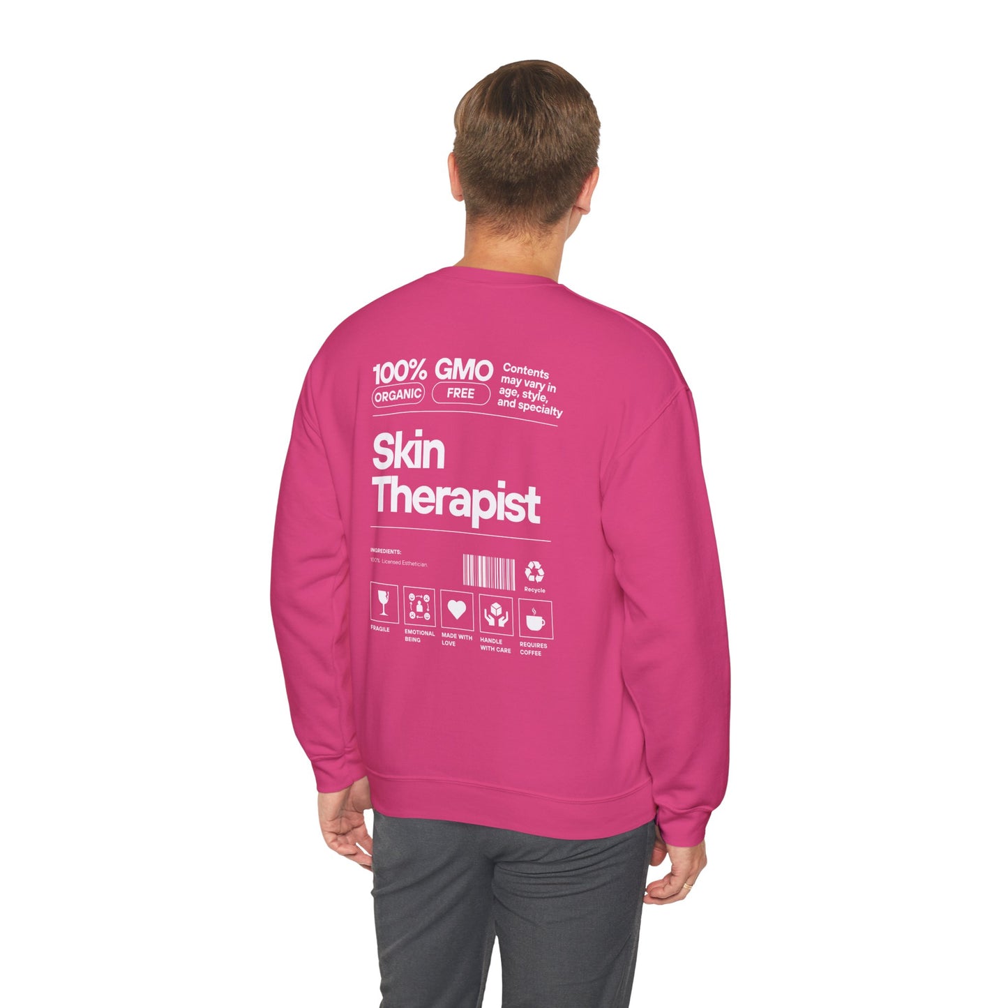 100% Skin Therapist- Unisex Crewneck