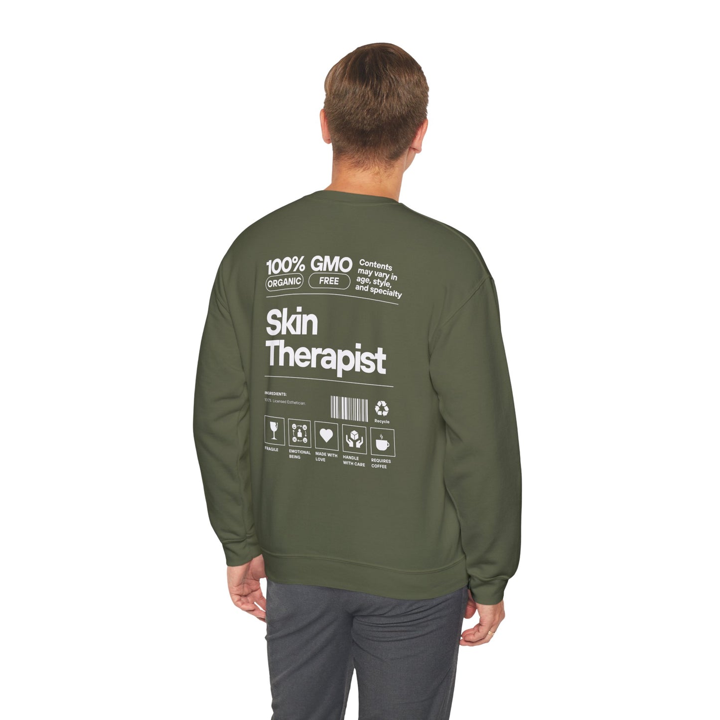 100% Skin Therapist- Unisex Crewneck