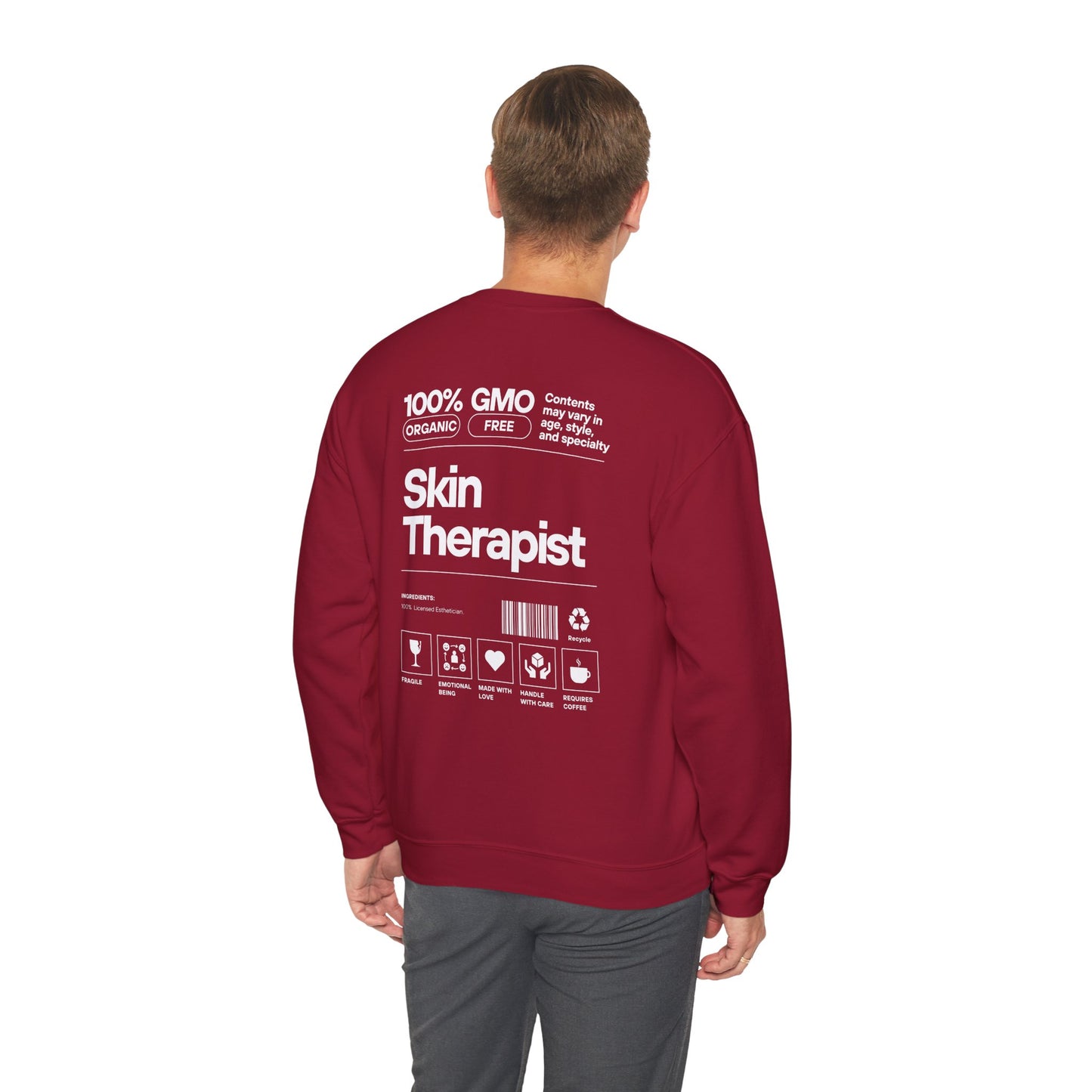 100% Skin Therapist- Unisex Crewneck