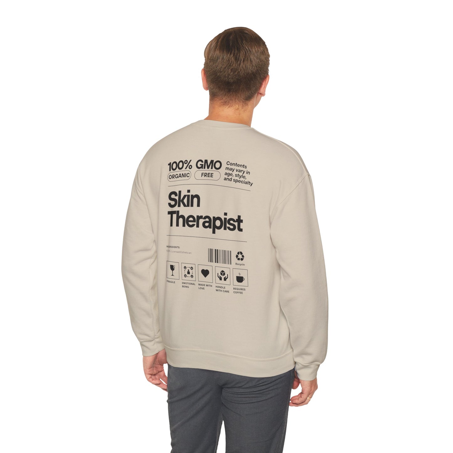 100% Skin Therapist- Unisex Crewneck