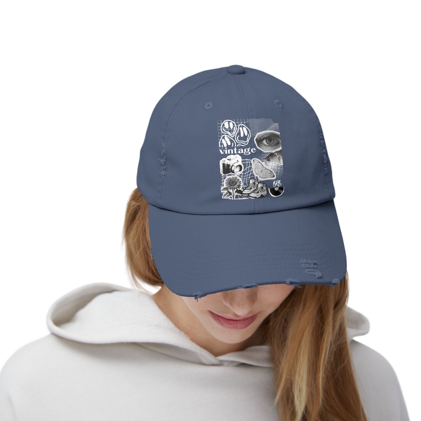 Vintage Art- Distressed Hat