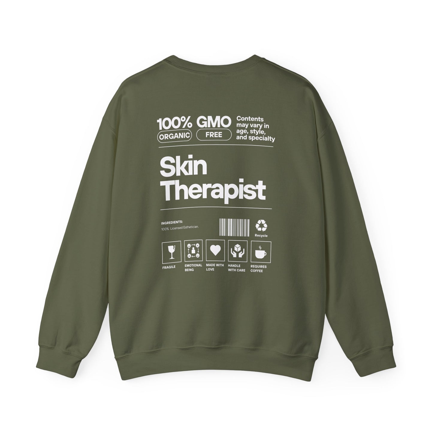 100% Skin Therapist- Unisex Crewneck