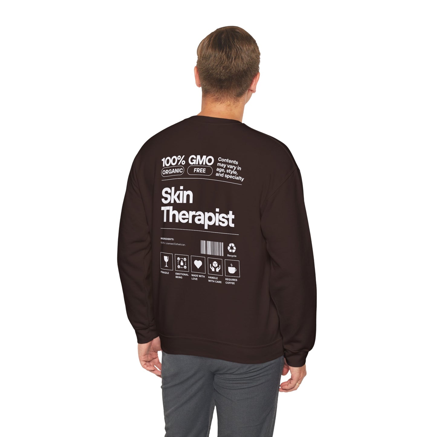 100% Skin Therapist- Unisex Crewneck