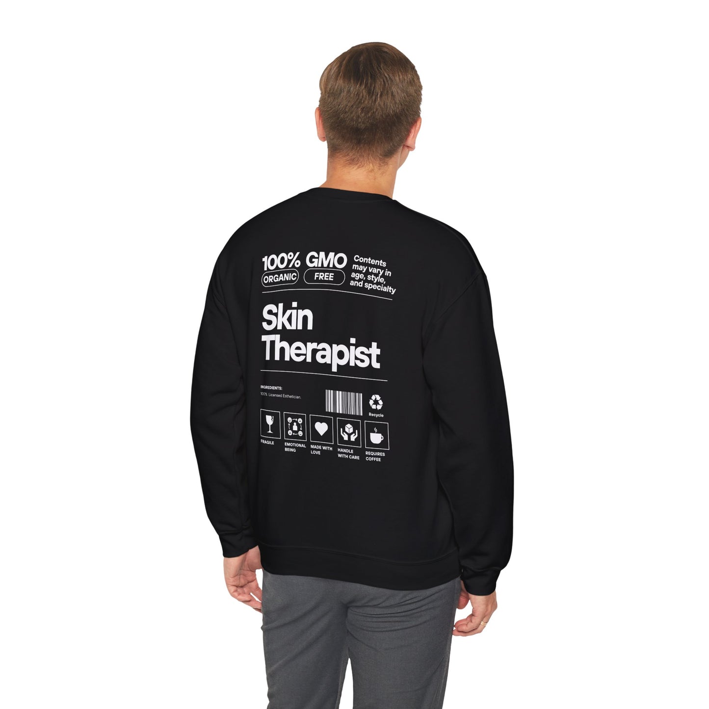 100% Skin Therapist- Unisex Crewneck